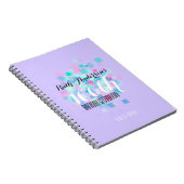 Malvenfarbener Pastellfarb100. Notizblock (Rechte Seite)