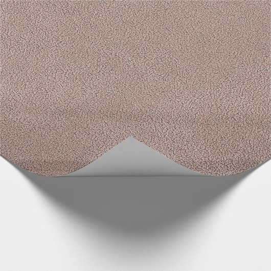 Malvenfarbener rosa Ultrasuede Blick Geschenkpapier (Ecke)