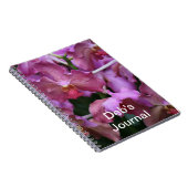 Malvenfarbenes Singapur-Orchideen-Notizbuch Notizblock (Rechte Seite)