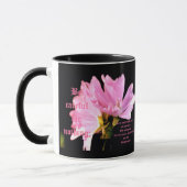 Malvenstrauß Philipper 4:6 Tasse (Links)