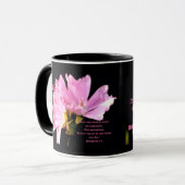Malvenstrauß Philipper 4:6 Tasse (Vorderseite Links)