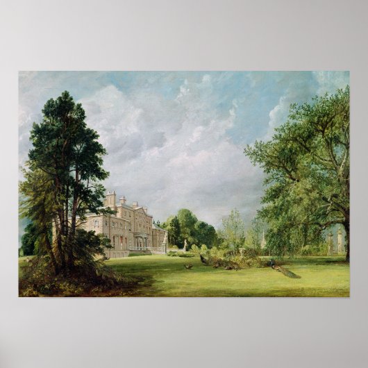 Malvern Hall, Warwickshire, 1821 Poster (Vorne)