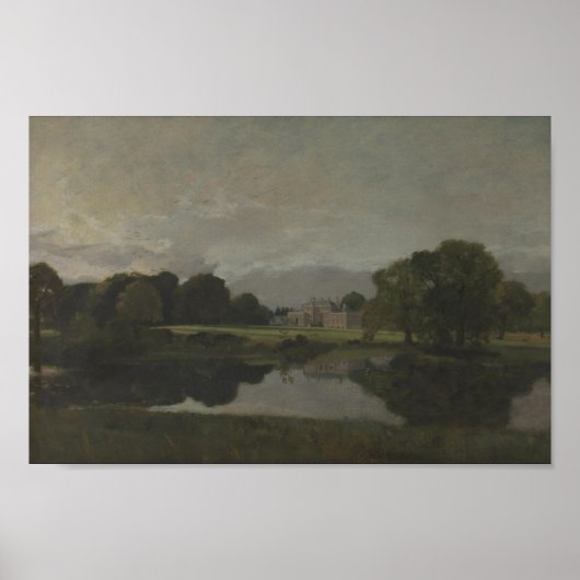 Malvern Hall, Warwickshire (John Constable, 1809) Poster (Vorne)