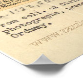 Malvern Hill Battle Map Poster (Ecke)