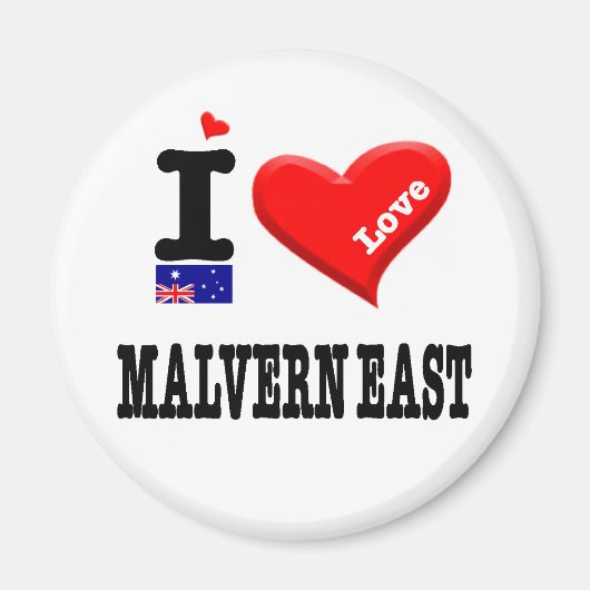 MALVERN OSTEN - I Liebe Magnet (Vorne)
