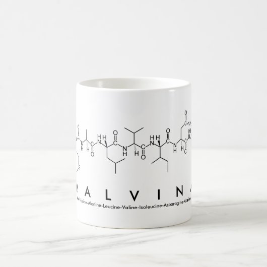 Malvina-Peptidname-Tasse Kaffeetasse (Mittel)