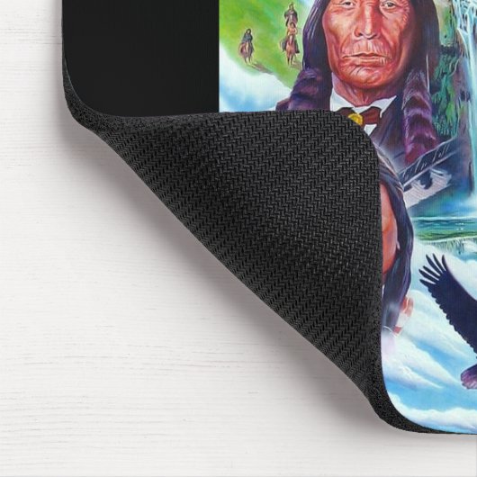 Malvorlage Indische Häuptlinge Mousepad (Ecke)