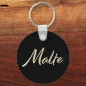 Malware-Button-Schlüsselger Schlüsselanhänger (Vorderseite)