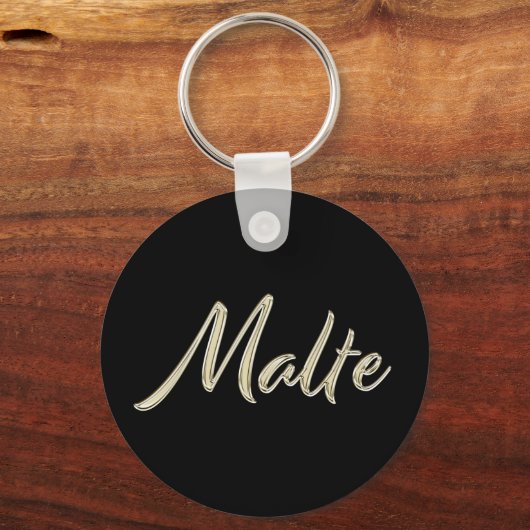 Malware-Button-Schlüsselger Schlüsselanhänger (Vorderseite)