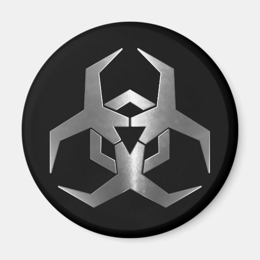 Malware-Gefahrensymbol Magnet (Vorne)