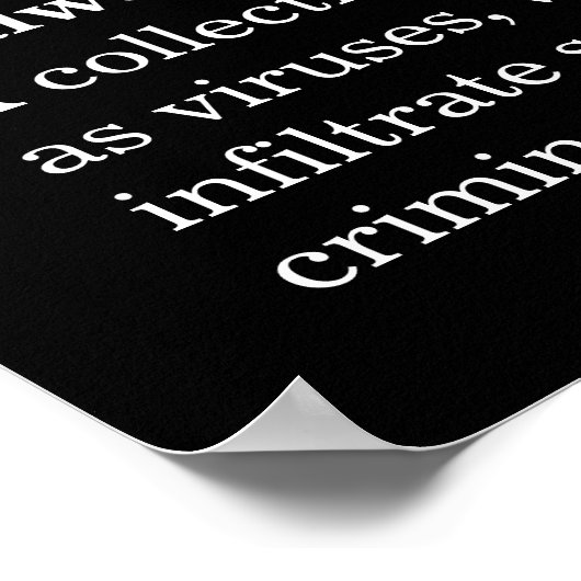 Malware Security Awareness Poster (Ecke)