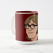 MalWear Get Back-Tasse Zweifarbige Tasse (Vorderseite Links)