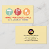 Malwerkzeug für die Pinselspitze Visitenkarte (Vorne/Hinten)