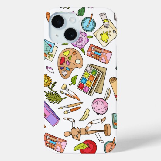 Malwerkzeuge Case-Mate iPhone Hülle (Rückseite)