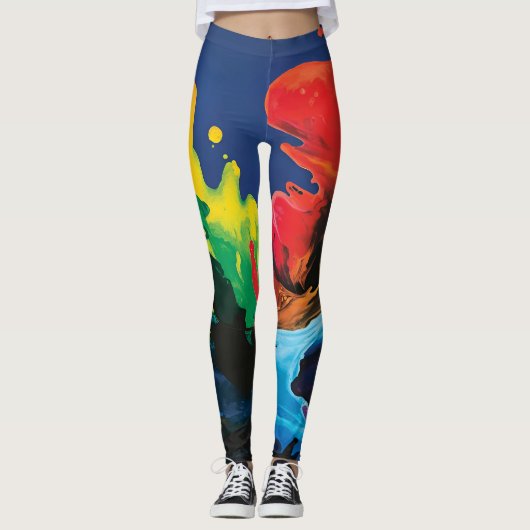 Malzfarbe Leggings (Vorderseite)