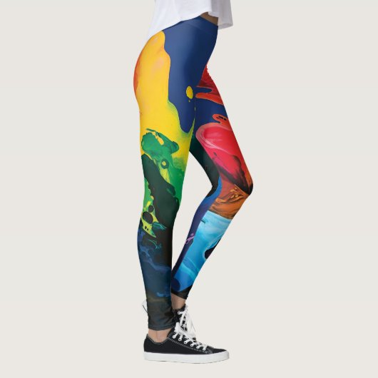 Malzfarbe Leggings (Rechts)