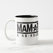 MaM-a-Thon-Tasse Zweifarbige Tasse (Links)