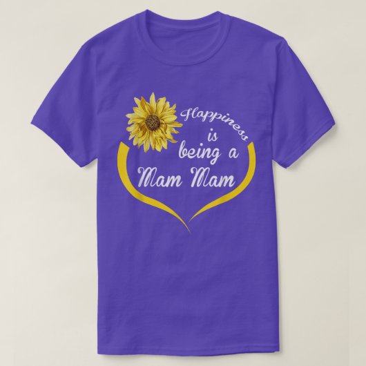 Mam Geschenk Glück ist eine Mam 708 T-Shirt (Design vorne)
