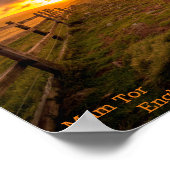 Mam Tor - England Poster (Ecke)