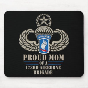 Mama 173. Im Flugzeug Brigade Veteran Military Mousepad