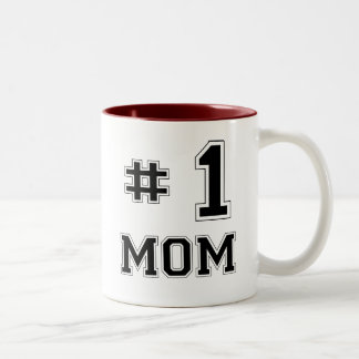 Mama #1 (Mama der Nr.-eine) Zweifarbige Tasse