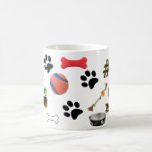 Mama 1 mit Dog Toy Graphics Kaffeemaschine Tasse (Mittel)