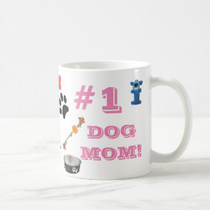 Mama 1 mit Dog Toy Graphics Kaffeemaschine Tasse