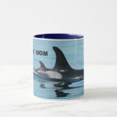 Mama#1 Orca/Mörder-Wal-Tasse Tasse (Zentrum)