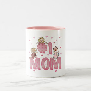 Mama #1 zweifarbige tasse