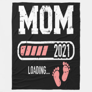 Mama 2021 loading_| Lovely Mommy Gift Fleecedecke