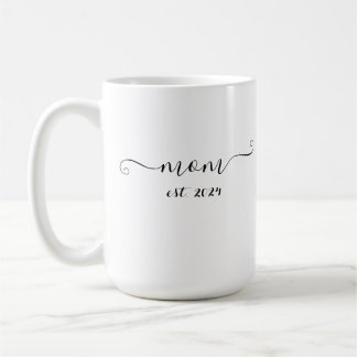 Mama. 2024 Elegantes Geschenk für die künftige Mam Kaffeetasse