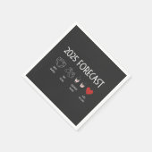 Mama 2025 für ein neues Jahr Serviette (Ecke)