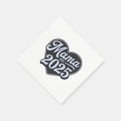 MAMA 2025 Schwangerschaft Mutterschaft Tag Mama Serviette (Ecke)