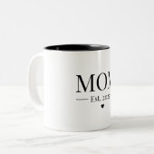 Mama 2025 zweifarbige tasse (Vorderseite Links)