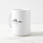 Mama 2026 | Baby Enthüllung Kaffeetasse (Vorderseite Links)