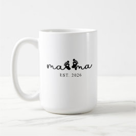 Mama 2026 | Baby Enthüllung Kaffeetasse