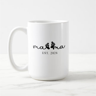 Mama 2026 | Baby Enthüllung Kaffeetasse
