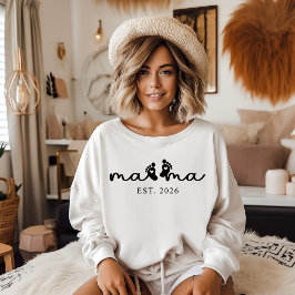 Mama 2026 | Baby-Enthüllungs-Sweatshirt Sweatshirt