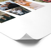 Mama 20 Foto-Collage-Geschenk für Muttertag Poster (Ecke)