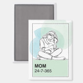 Mama 24.07.365 magnet (Vorderseite/Rückseite)