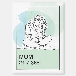 Mama 24.07.365 magnet