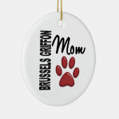 Mama 2 Brüssels Griffon Keramikornament (Rechts)