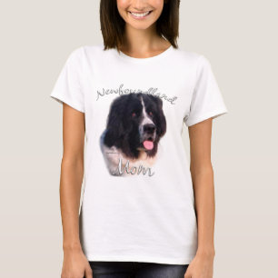Mama 2 Neufundlands (landseer) T-Shirt