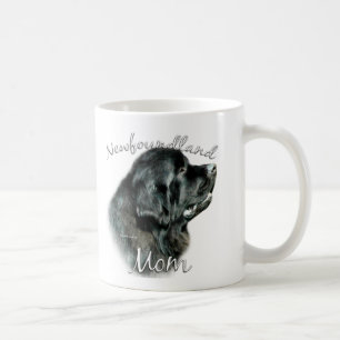 Mama 2 Neufundlands (Schwarzes) Kaffeetasse