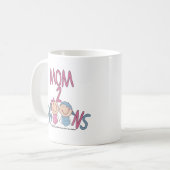 Mama 2 Twins Boy and Girl Kaffeetasse (Vorderseite Links)