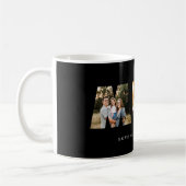 Mama 3 Foto Moderne schwarze Mütter Tag Kaffeetasse (Links)
