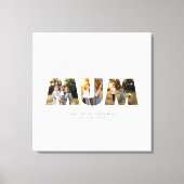 Mama 3 Foto Moderne schwarze Sahnemütter Leinwanddruck (Vorderseite)