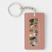 Mama 3 Foto Moderne Terracotta Mütter Tag Schlüsselanhänger (Vorderseite)