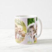 MAMA 3 Fotos Auslösebuchstaben Rosa oder Farbe Kaffeetasse (VorderseiteRechts)