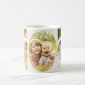 MAMA 3 Fotos Auslösebuchstaben Rosa oder Farbe Kaffeetasse (Mittel)
